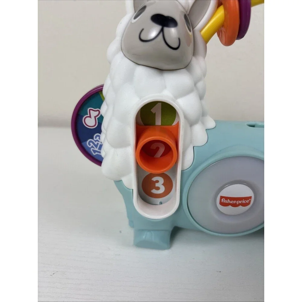 Fisher Price Linkimals Musical Llama Interactive Learning Toy Tested Works